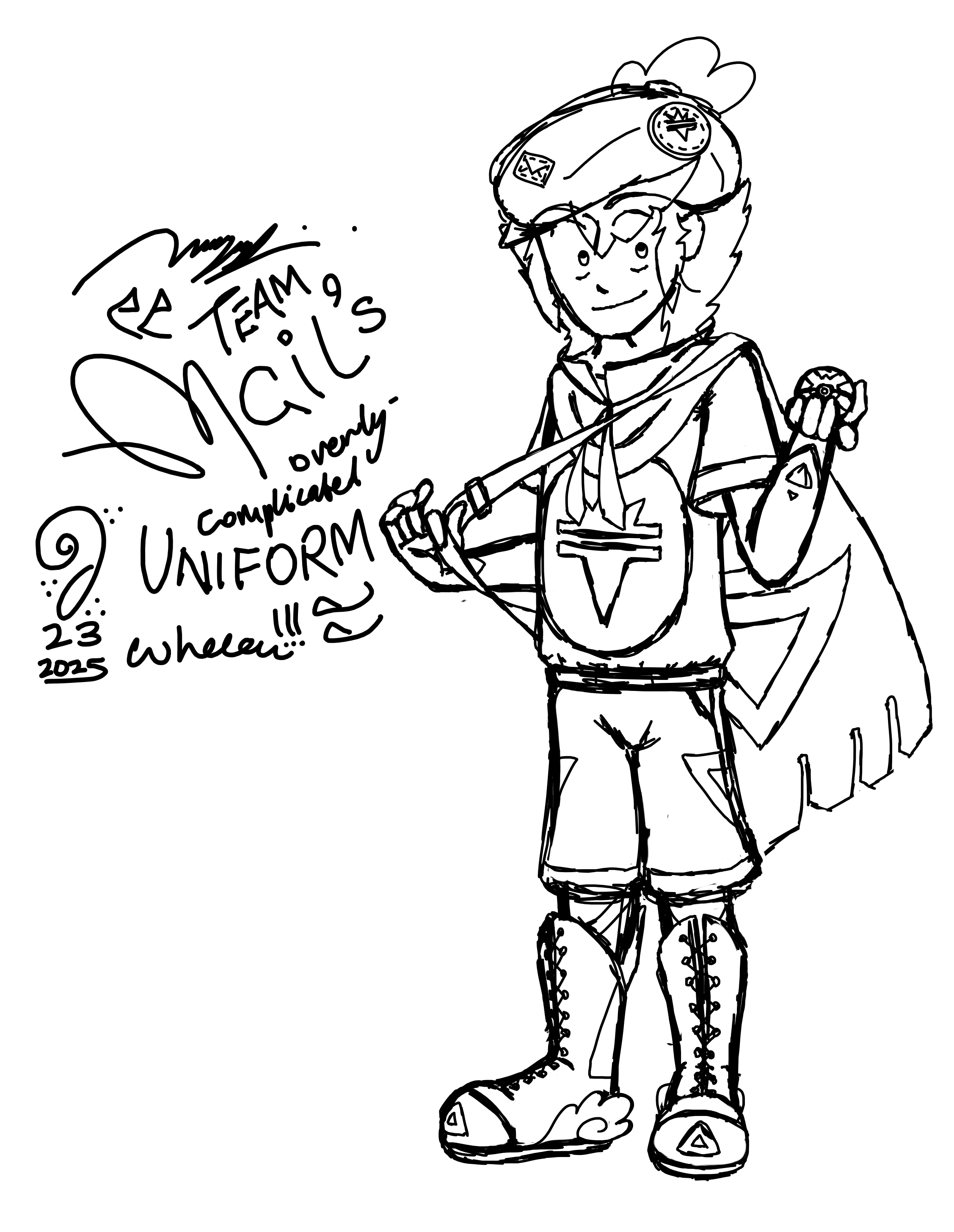 This one makes me wanna die, it looks so uuuugly 🫠 This is what I meant when I said my art brain's been sputtering, it feels like my art skills degraded for like a month and it just didn't feel good to draw. SO glad they came roaring back, better than ever!! It's that weird situation where you get better either DESPITE or BECAUSE OF staying away for a long period of time.